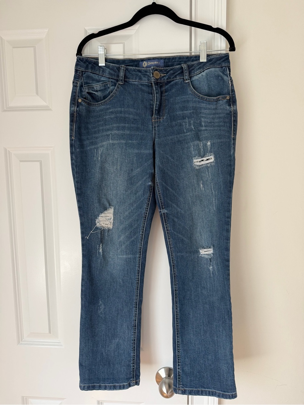 Democracy Straight Leg Women’s Jeans Denim Size 6